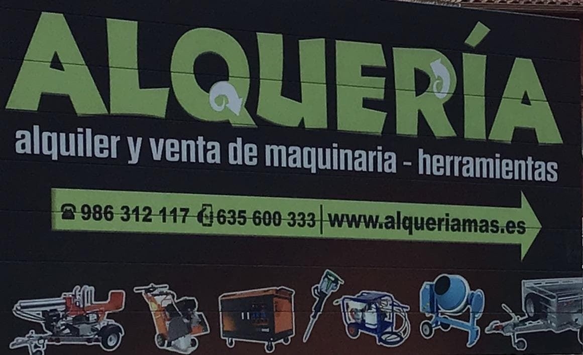  Alquiler y venta de maquinaria y herramientas